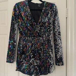 Forever 21 Multicolor Sequin Dress